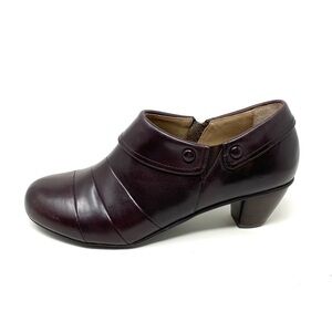 Barefoot Freedom Drew Ashton - Zipper Dress -Comfort dress shoe Brown WIDE